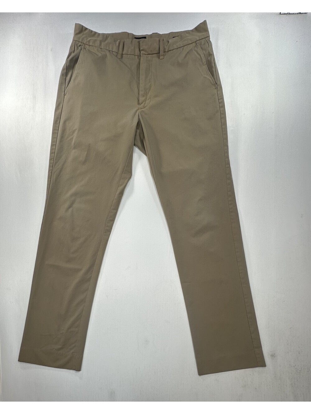 J Crew Thompson Flex Tapered Flat Chinos Brown Mens 30/30